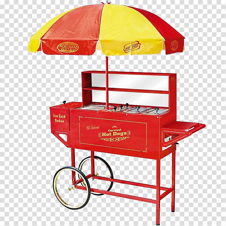 Hot dog cart Barbecue Hamburger Hot dog stand, Hot dog cart transparent background PNG clipart