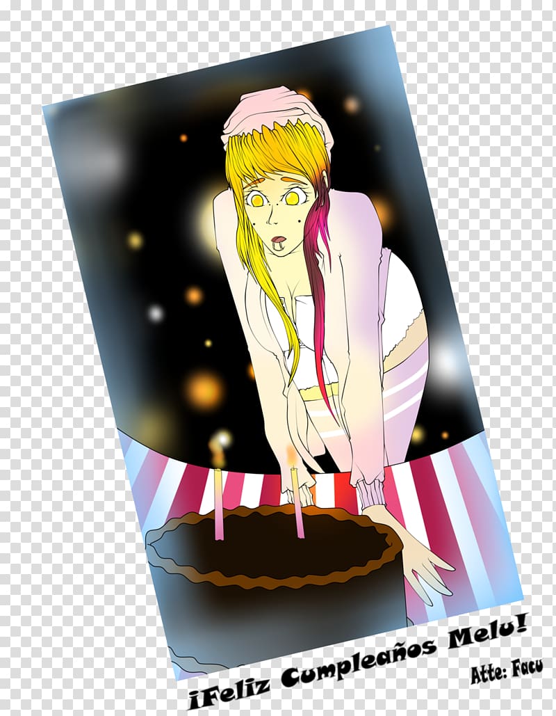 Animated cartoon Poster, Feliz Cumple transparent background PNG clipart