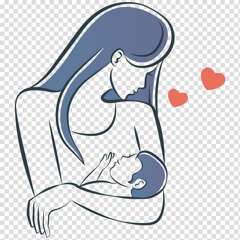 woman carrying baby illustration, Fashion mother illustration transparent background PNG clipart