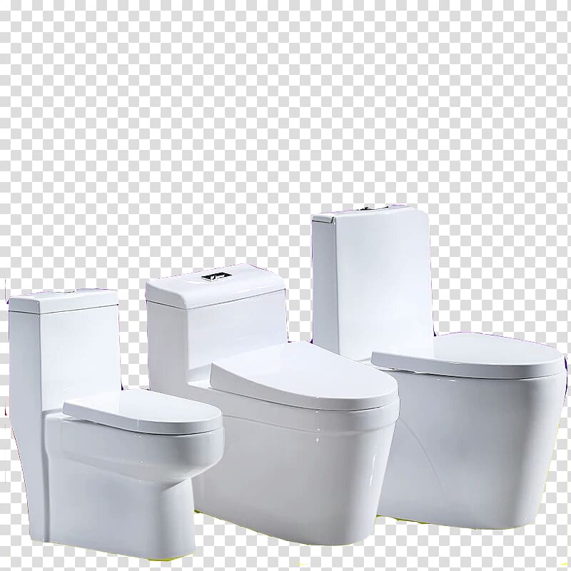 Toilet seat Bathroom Ceramic, Toilet combination transparent background PNG clipart