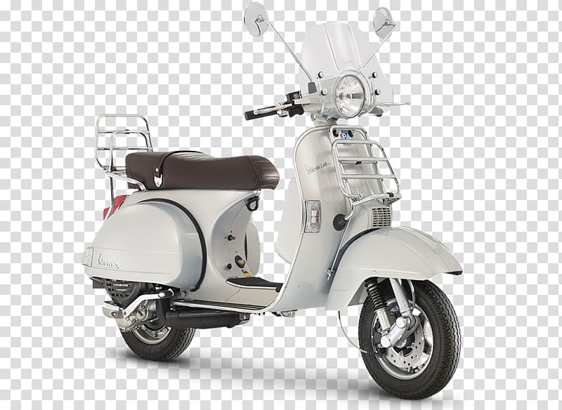 Scooter Car Piaggio Vespa PX, scooter transparent background PNG clipart