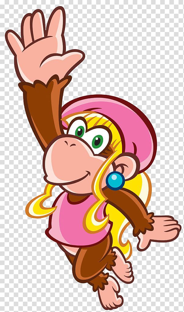 Donkey Kong Country 3: Dixie Kong's Double Trouble! Donkey Kong Country 2: Diddy's Kong Quest DK: King of Swing Diddy Kong Racing, dixie transparent background PNG clipart
