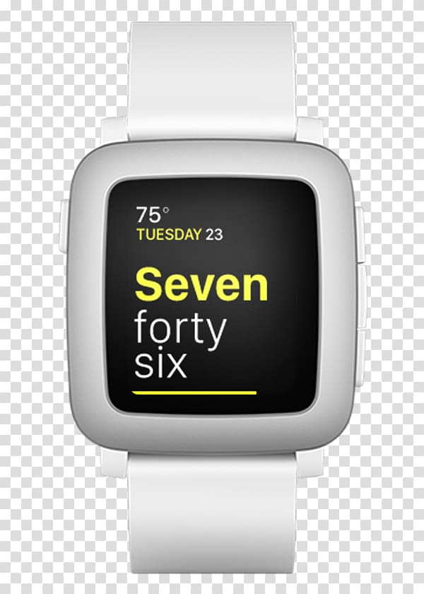 Pebble Time Smartwatch Pebble 2+ Heart Rate, watch transparent background PNG clipart