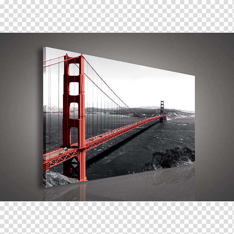 Golden Gate Bridge Carrick-a-Rede Rope Bridge Fototapeta painting, bridge transparent background PNG clipart