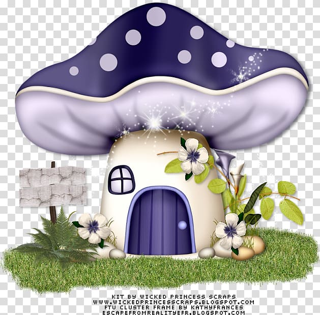 Mushroom Fairy , mushroom house transparent background PNG clipart