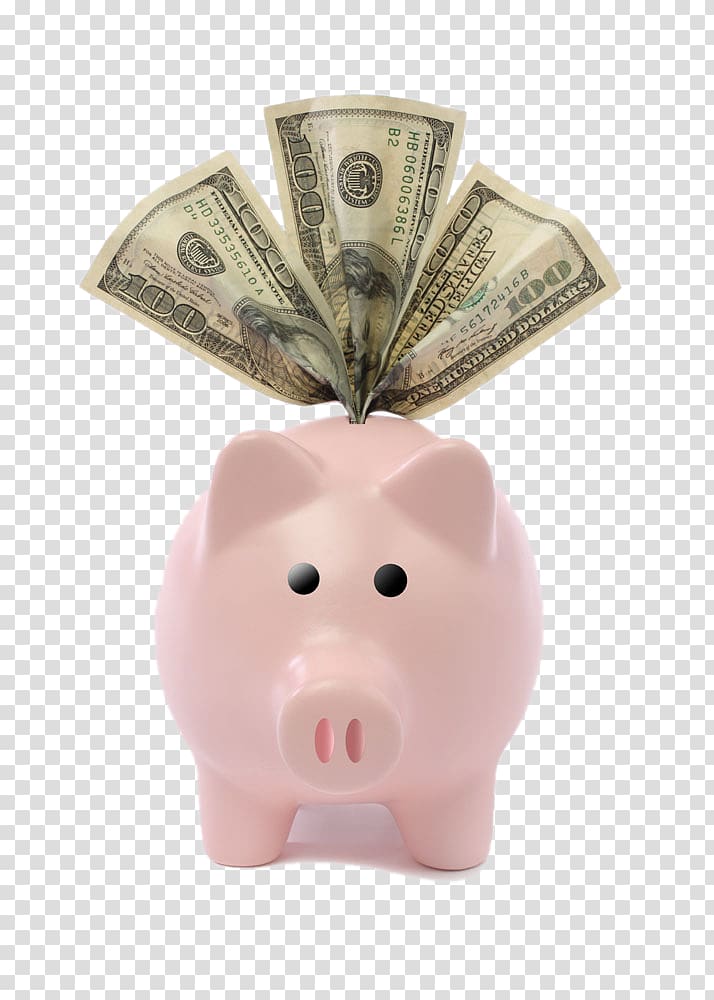 Piggy bank Money United States Dollar Saving, Pink pig piggy bank transparent background PNG clipart