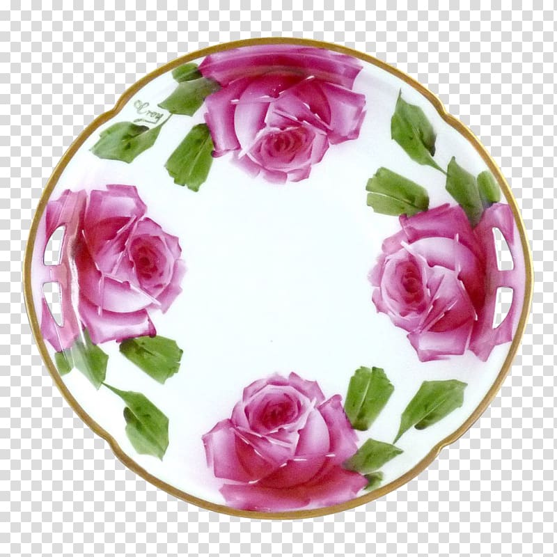 Garden roses Plate Porcelain Pottery Satsuma ware, Plate transparent background PNG clipart