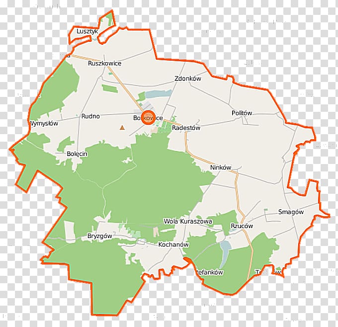 Borkowice, Masovian Voivodeship Kochanów, Przysucha County Wymysłów, Gmina Borkowice Bryzgów Ninków, map transparent background PNG clipart