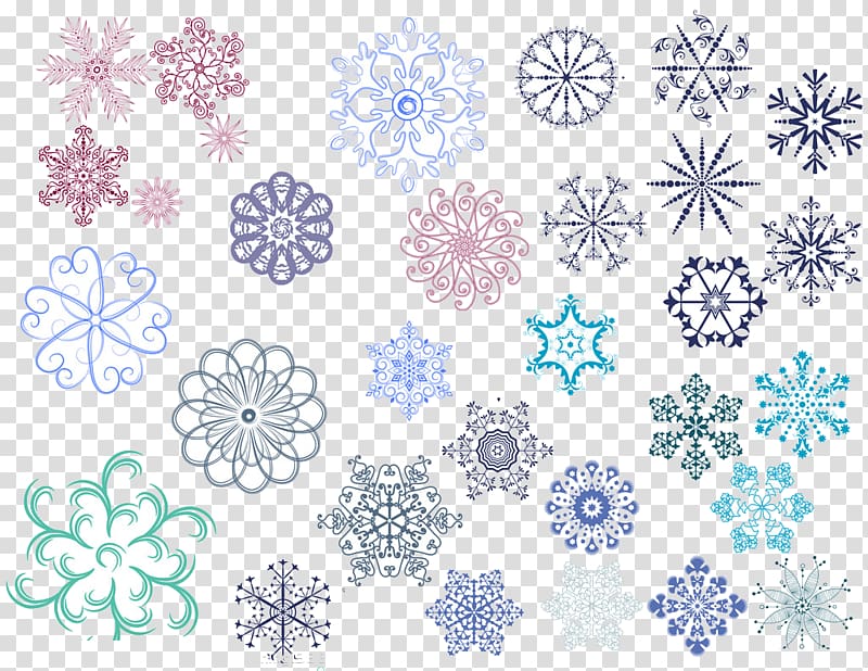 Snowflake Template Pattern, snowflake transparent background PNG clipart