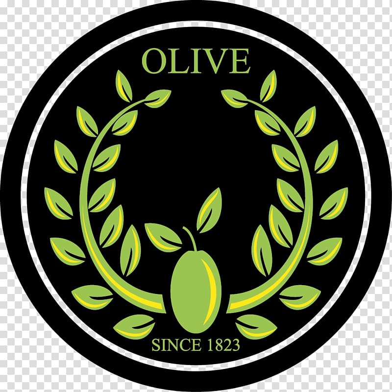 Circle Logo , olive circular badge transparent background PNG clipart