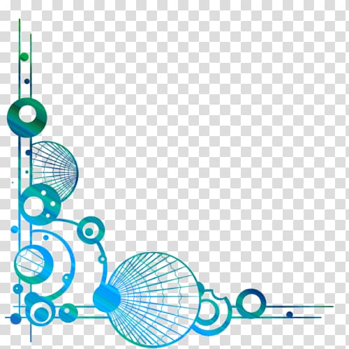 teal and blue border, Kagamine Rin/Len Vocaloid Hatsune Miku Megurine Luka, corner border transparent background PNG clipart