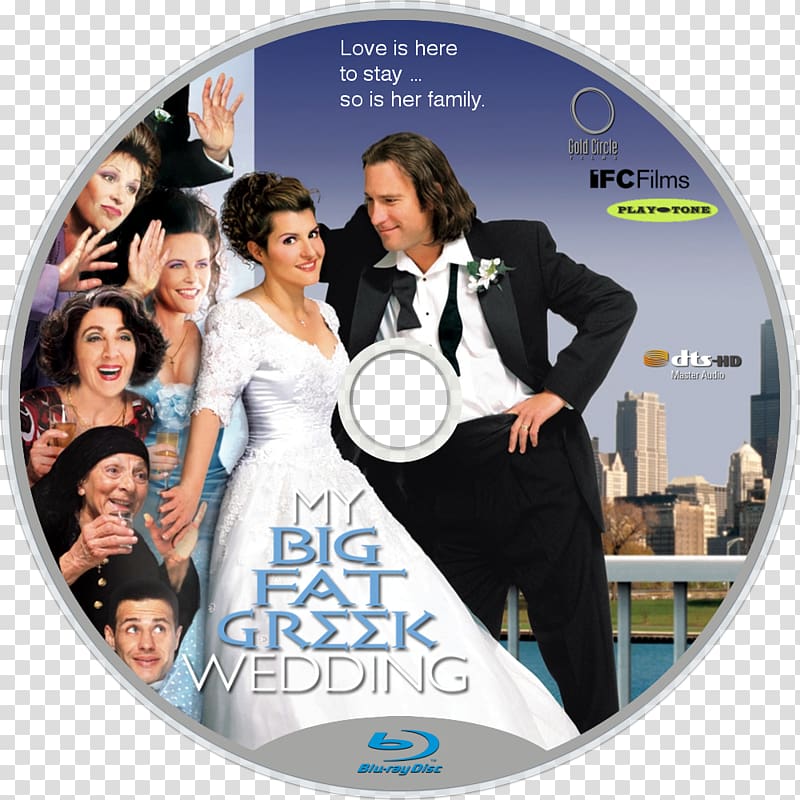 Blu-ray disc My Big Fat Greek Wedding DVD Film Trailer, Weddings Dvd Covers transparent background PNG clipart