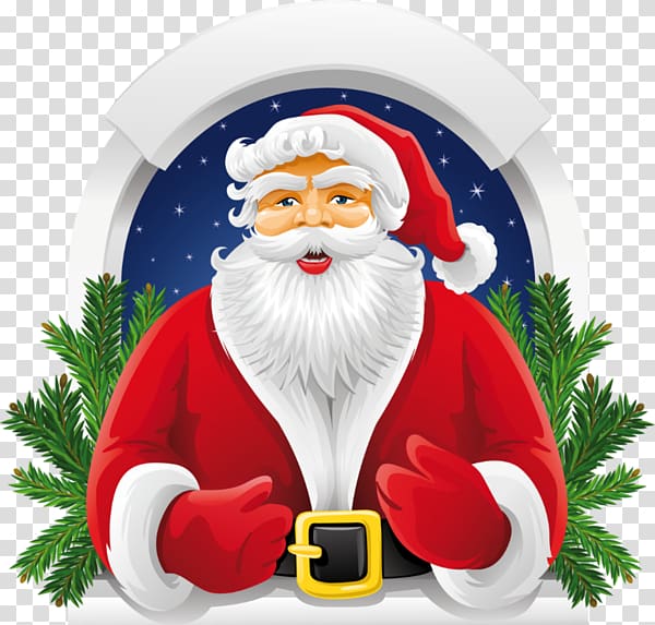 Santa Claus Christmas decoration Ded Moroz , santa claus transparent ...