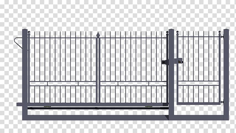 Gate Wrought iron Door Garden, gate transparent background PNG clipart