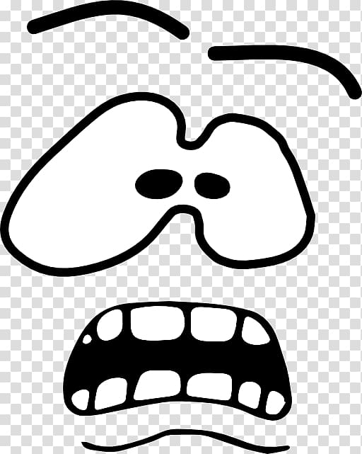 afraid face clip art