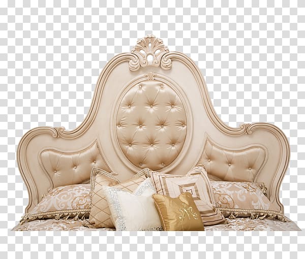 Headboard Furniture Platform bed Upholstery, bed transparent background PNG clipart