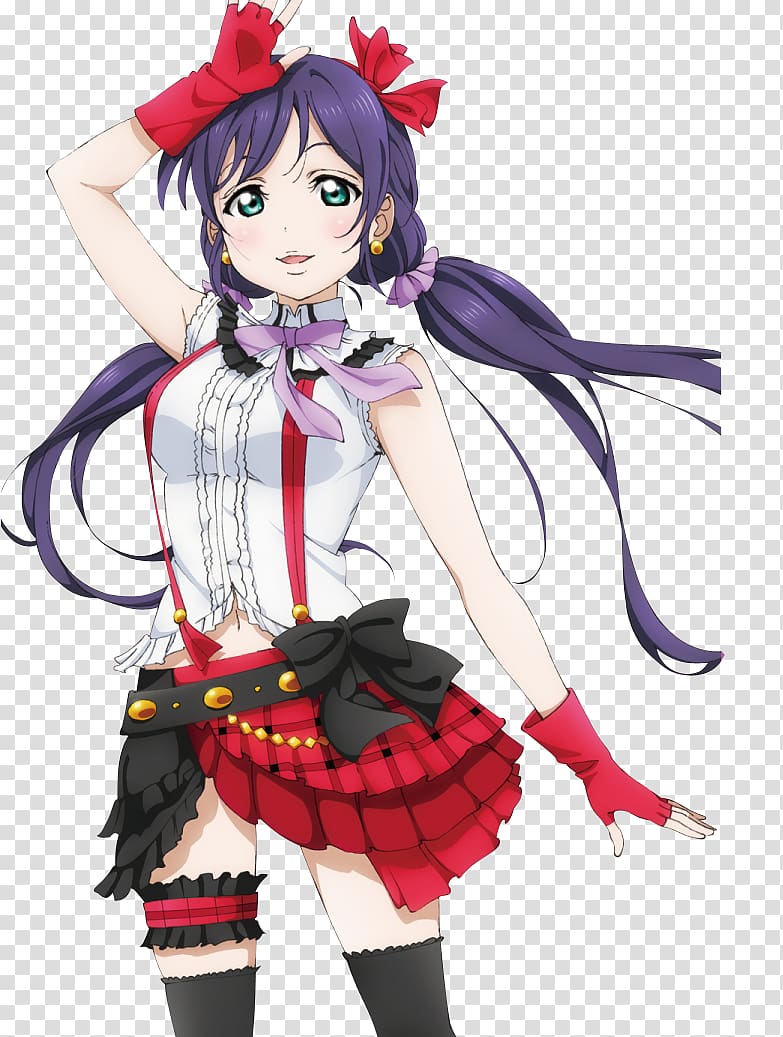 Nozomi Tojo Love Live! School Idol Festival Eli Ayase Hanayo Koizumi Rin Hoshizora, RIBBON PURPLE transparent background PNG clipart