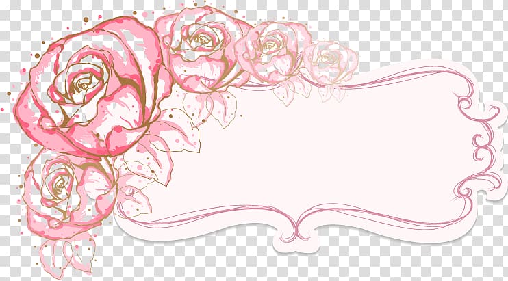 Flower Illustration, flowers border transparent background PNG clipart