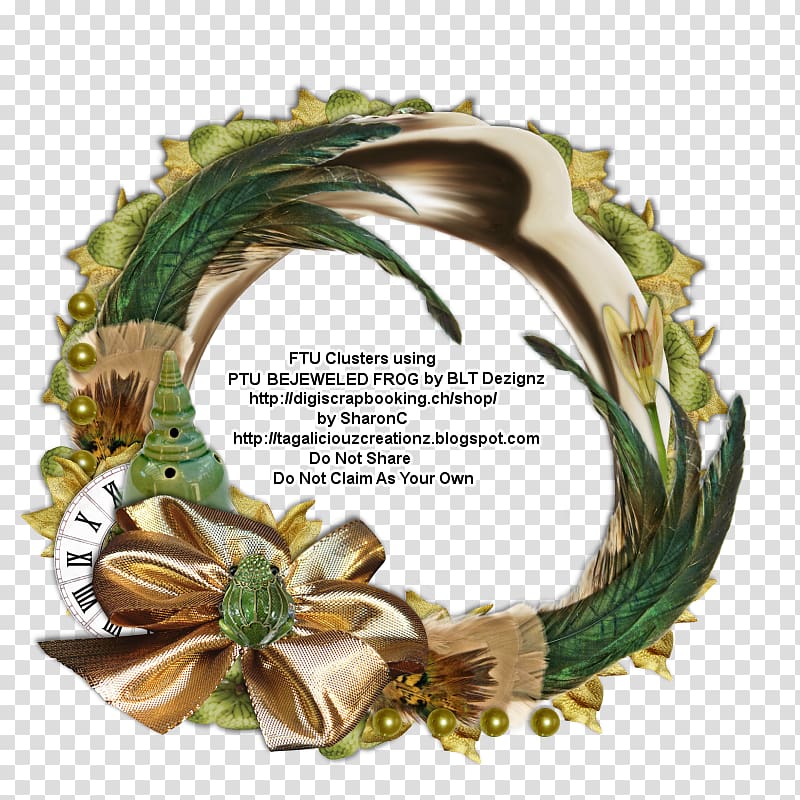 Wreath, bejeweled 2 transparent background PNG clipart