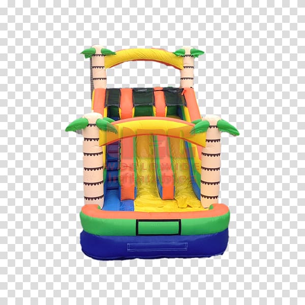 Inflatable Bouncers Game Adventure Island Recreation, floating island transparent background PNG clipart