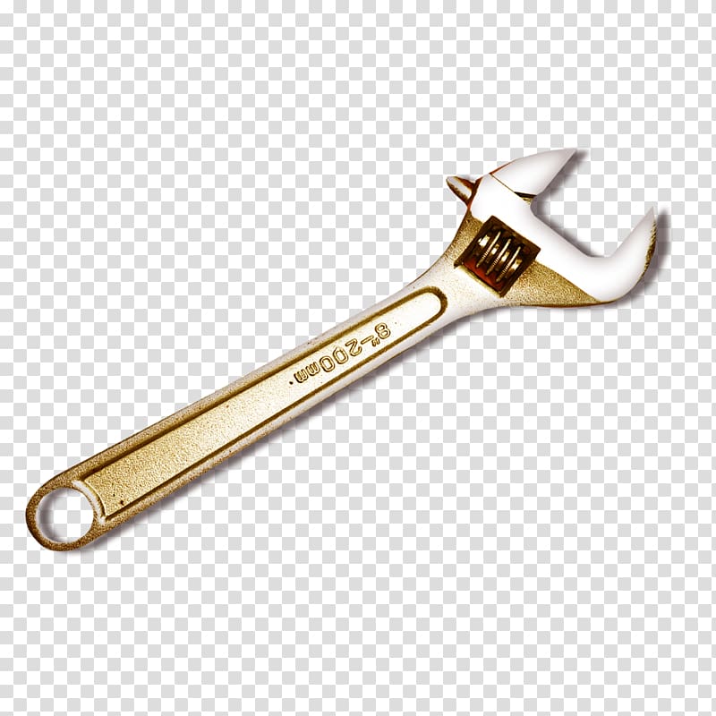 Tool Wrench Adjustable spanner Pliers, Wrench transparent background PNG clipart