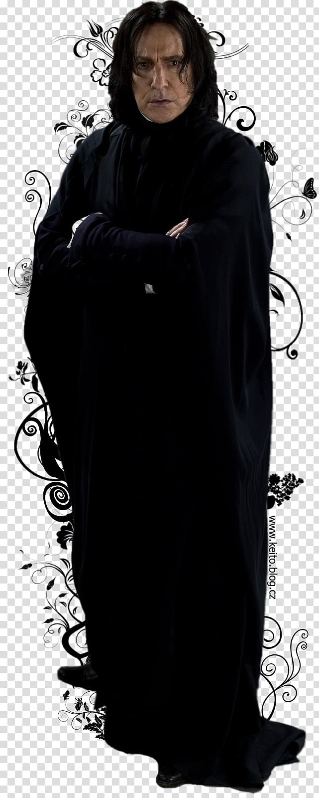 Professor Severus Snape Robe Harry Potter and the Deathly Hallows – Part 1 Cloak Black M, girl transparent background PNG clipart