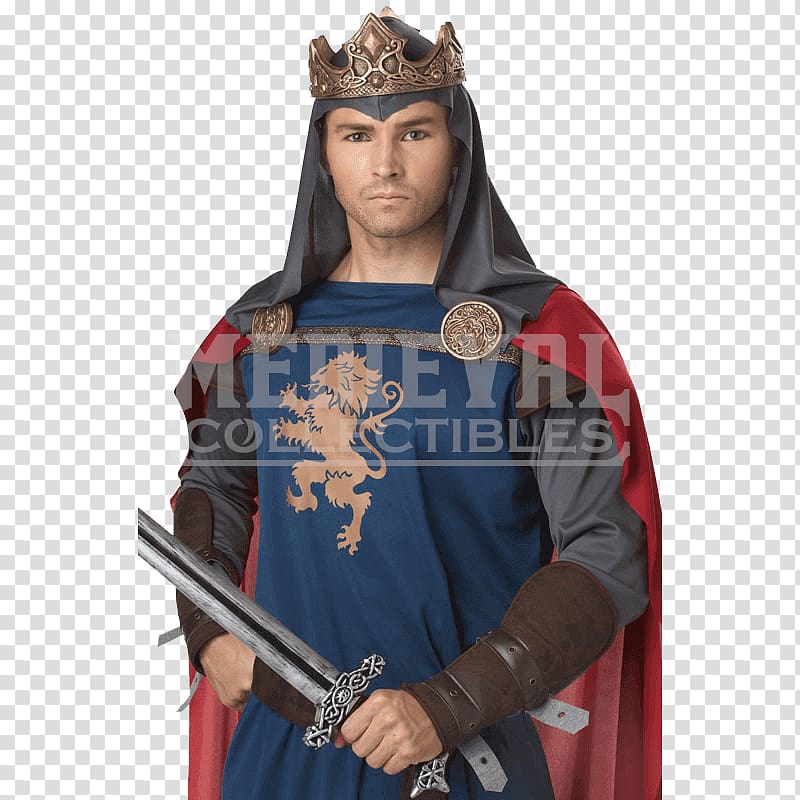 Richard I of England Middle Ages Knight Costume King, Knight transparent background PNG clipart
