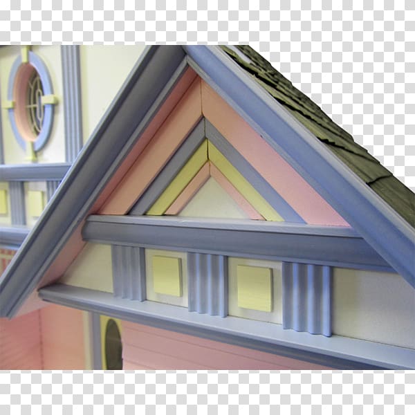 Painted ladies Dollhouse Facade Siding, house transparent background PNG clipart