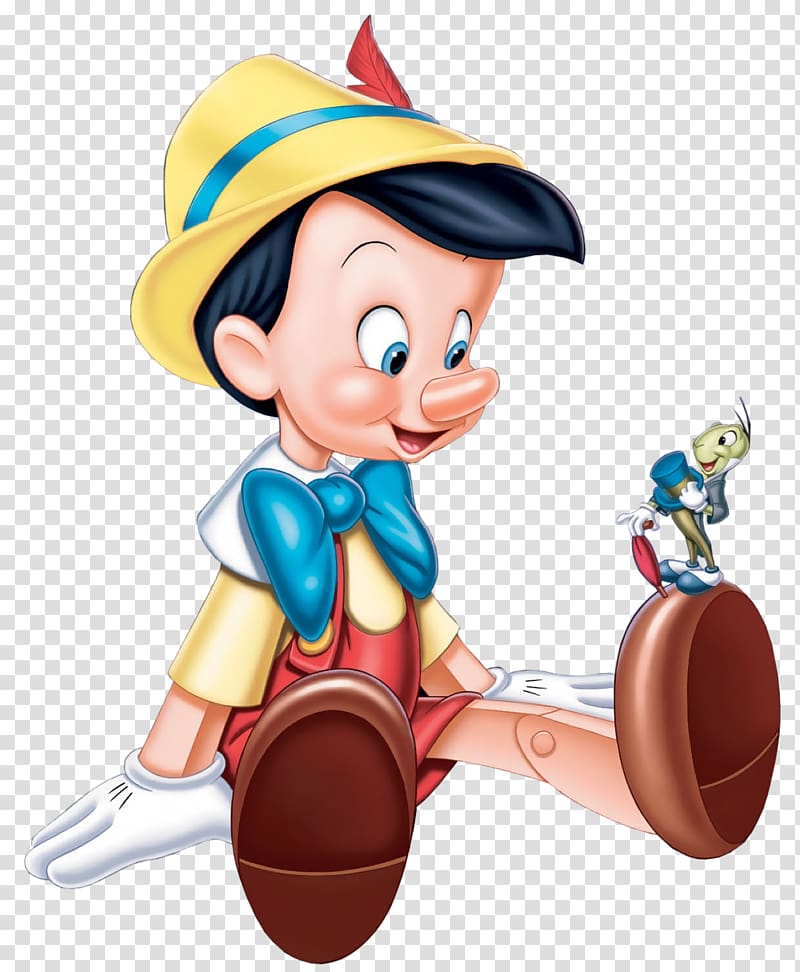 Pinocchio artwork, Pinocchio Jiminy Cricket Figaro Geppetto The Walt Disney Company, pinocchio transparent background PNG clipart