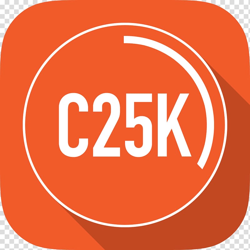 C25K iPhone 5K run App Store, apps transparent background PNG clipart