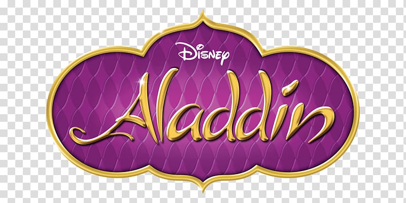 Disney Aladdin logo, Genie Jafar Aladdin Iago Princess Jasmine, aladdin transparent background PNG clipart