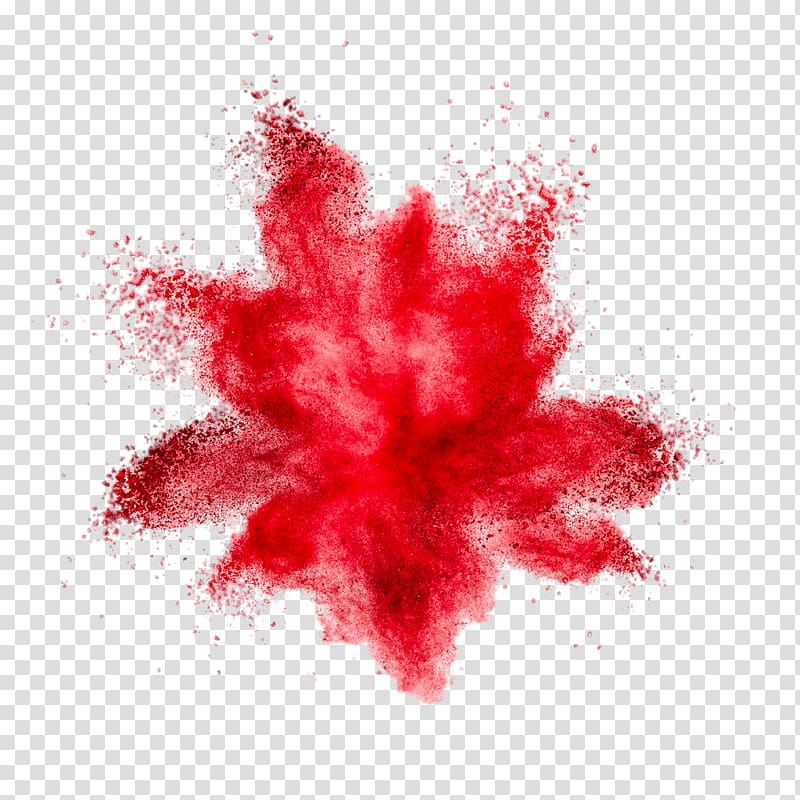 red particle effects transparent background PNG clipart