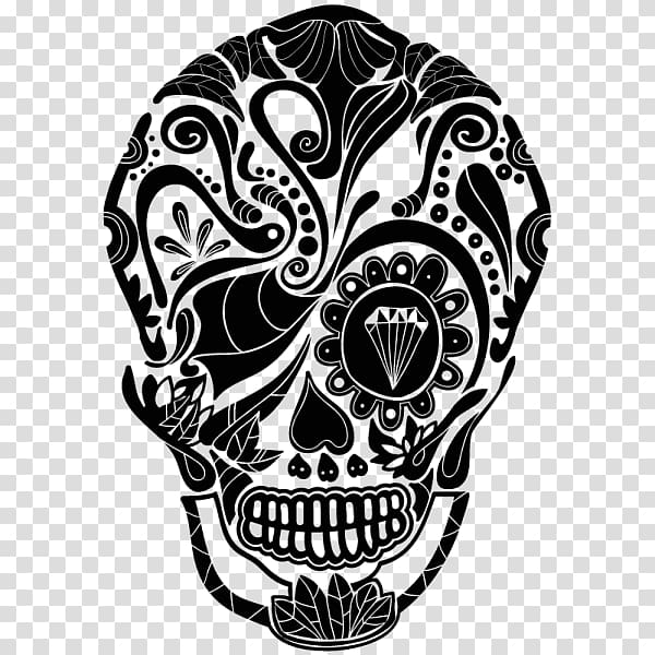 La Calavera Catrina Mexico Day of the Dead, Skull mexican transparent background PNG clipart