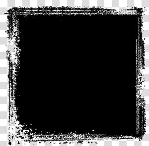 4 Grunge Rectangle Frame (PNG Transparent) Vol. 5