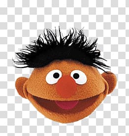 The Sesame Street Bert plush toy, Sesame Street Ernie Head transparent background PNG clipart