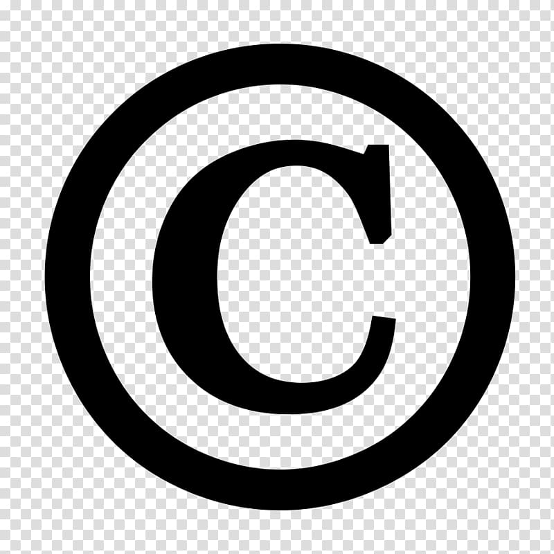 All rights reserved Copyright symbol Creative Commons, copyright transparent background PNG clipart