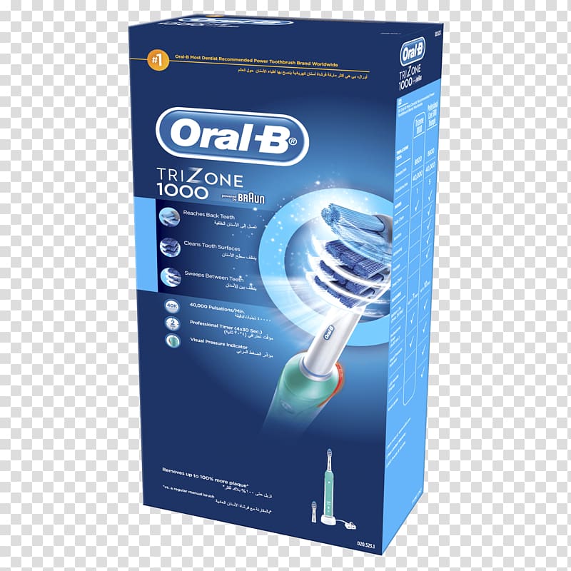 Electric toothbrush Oral-B ProfessionalCare 1000, Toothbrush transparent background PNG clipart
