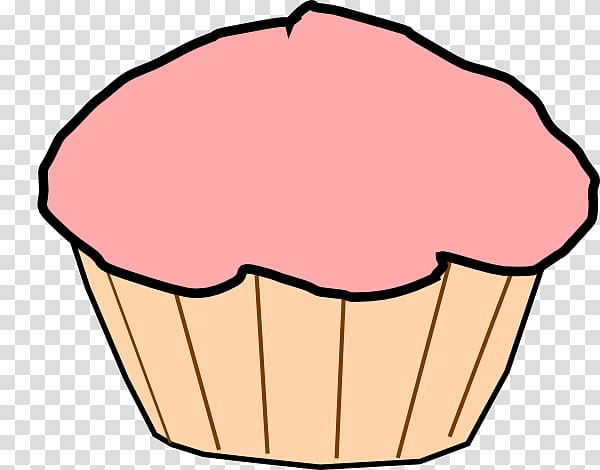 Cupcake Chocolate cake Icing , Cupcake Pink Kartun transparent background PNG clipart