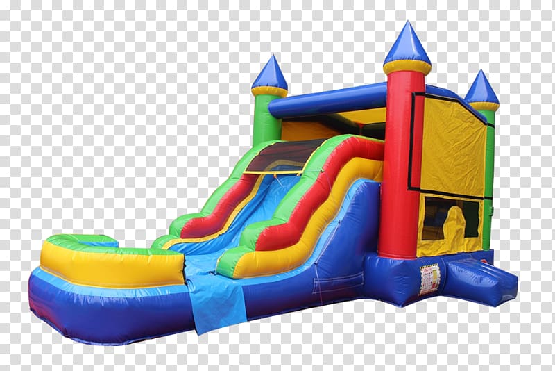 Inflatable Bouncers Water slide Playground slide House, Inflatable Castle transparent background PNG clipart