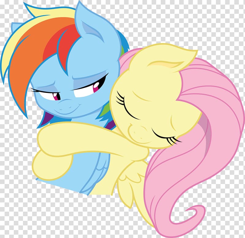 Rainbow Dash Twilight Sparkle Princess Celestia Pony Hug, Of Hugging transparent background PNG clipart