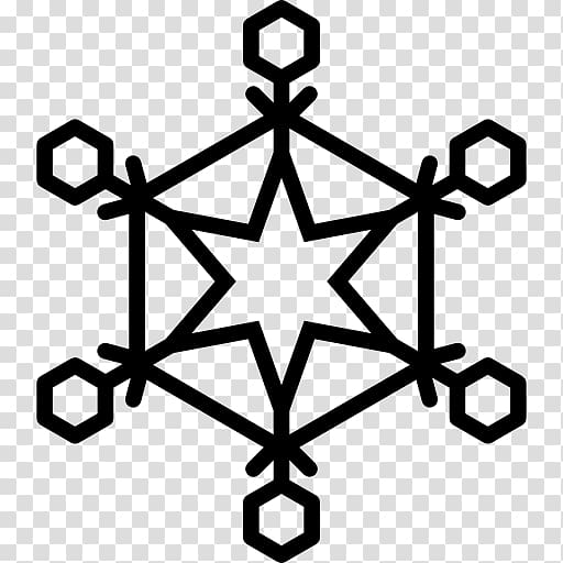 Snowflake Hexagon , Snowflake transparent background PNG clipart
