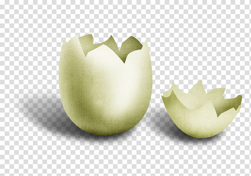 Chicken Eggshell, Broken egg shell green transparent background PNG clipart