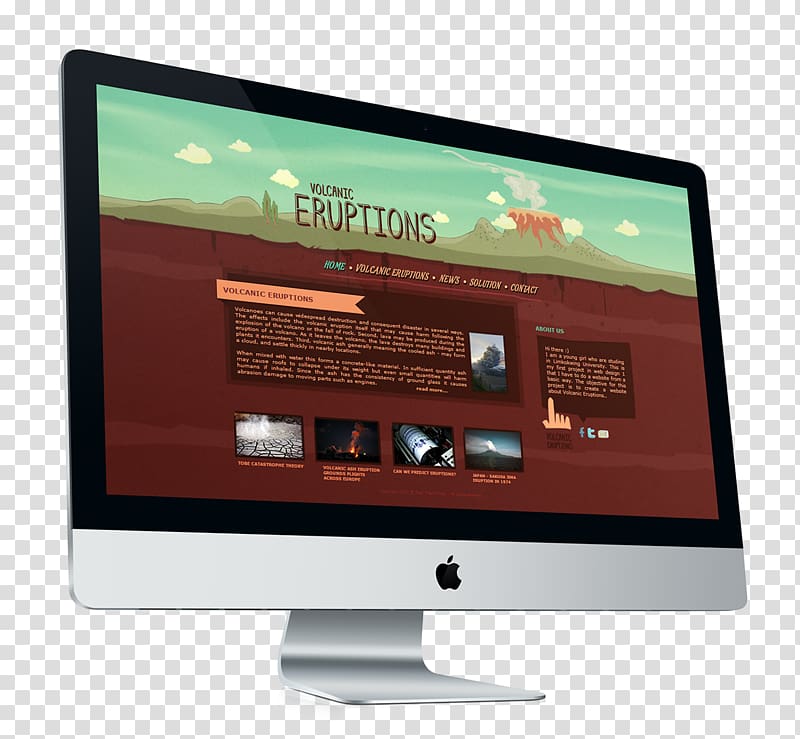Web development Responsive web design Graphic design, eruptions transparent background PNG clipart