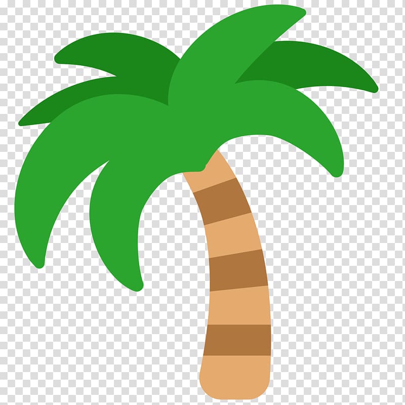 Emoji Sticker Tree , palm tree transparent background PNG clipart