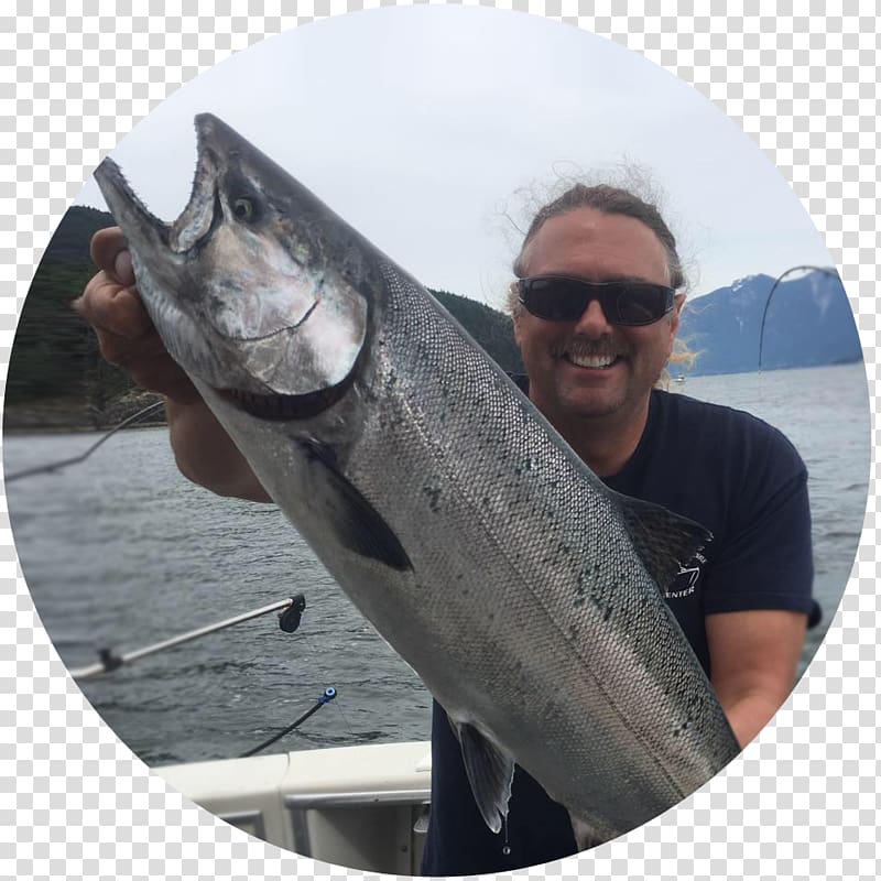 Jigging Fishing license Ocean Adventure Center Fisherman, salmon fish transparent background PNG clipart