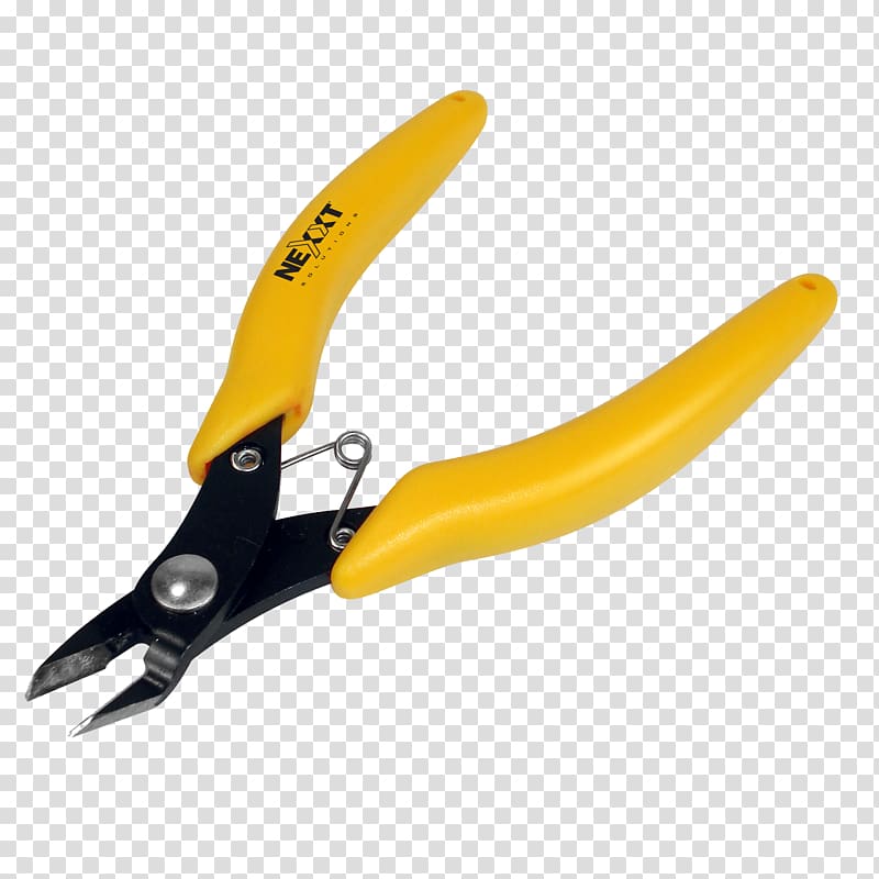 Diagonal pliers Tool Electrical cable Patch cable, plier transparent background PNG clipart