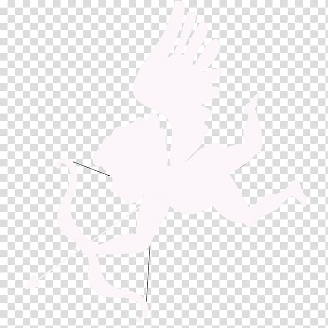 Petal Pattern, Cupid Silhouette transparent background PNG clipart