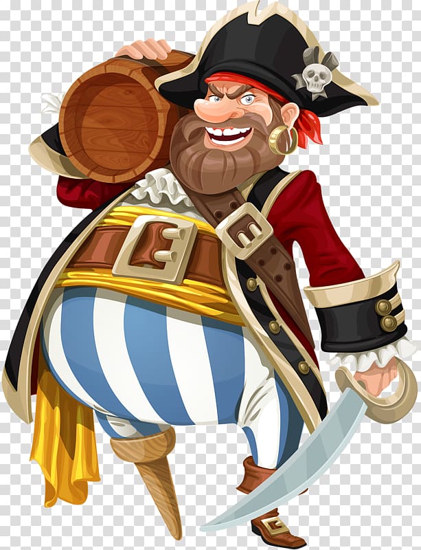 Pirate Captain, Rum Distilled beverage Brandy Vodka Piracy, Cute pirate transparent background PNG clipart