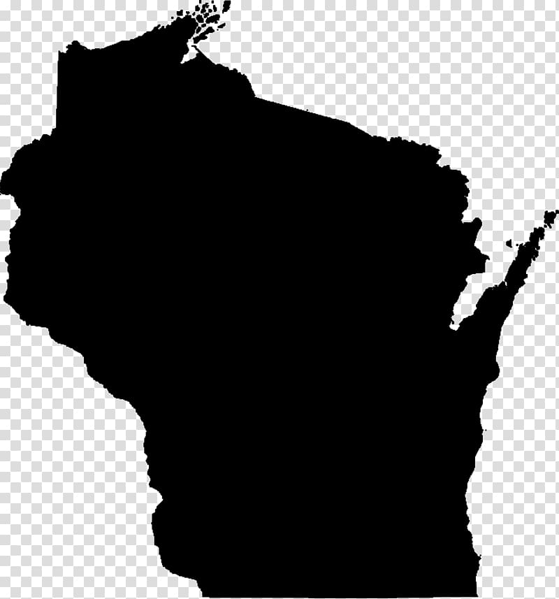 Wisconsin Blank map , State transparent background PNG clipart