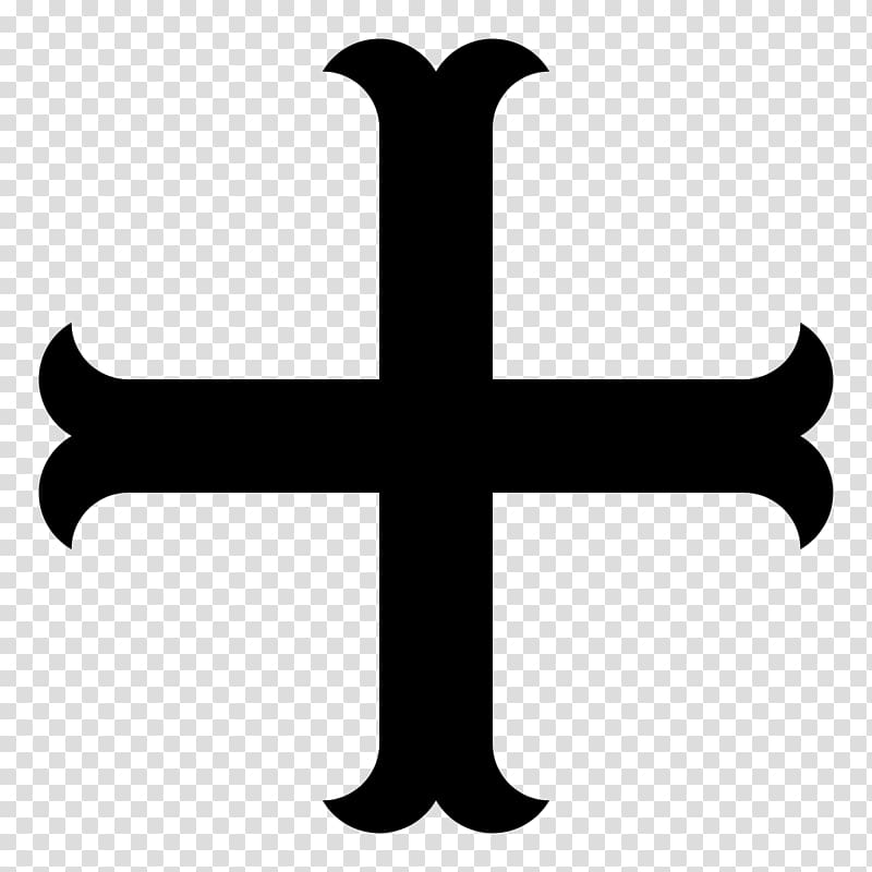 Christian cross Heraldry Cross moline, christian cross transparent background PNG clipart